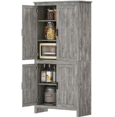 Freestanding Storage Cabinet,Kitchen Pantry with Adjustable Shelves,for Home