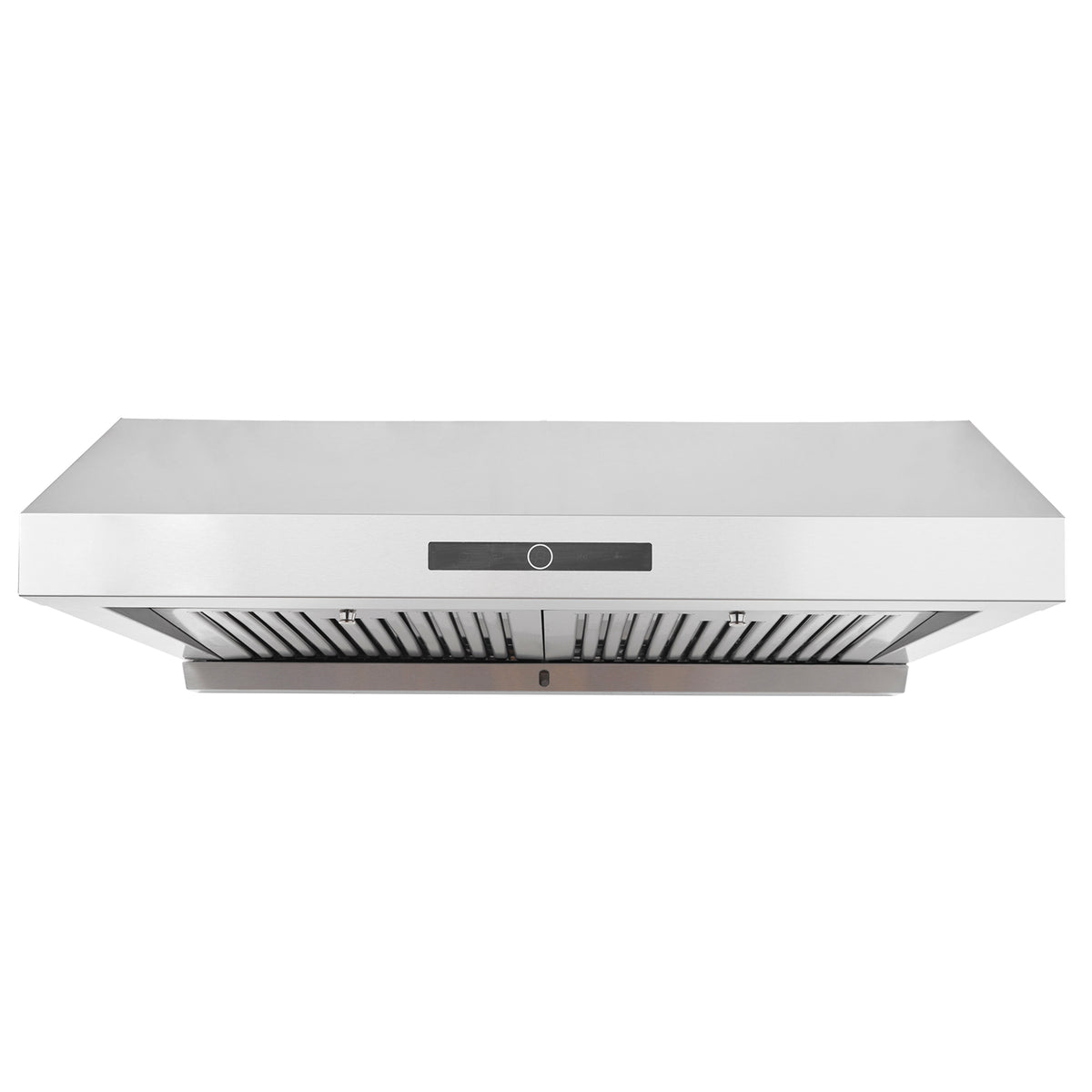 Under Cabinet Range Hood, Dual Motors Ductless Kitchen Stove Vent, Stainless Steel Permanent Filter with 3-Speed Exhaust Fan, 2 Baffle Filters, LED Lights, Touch Control Panel, Silver (30 inch)