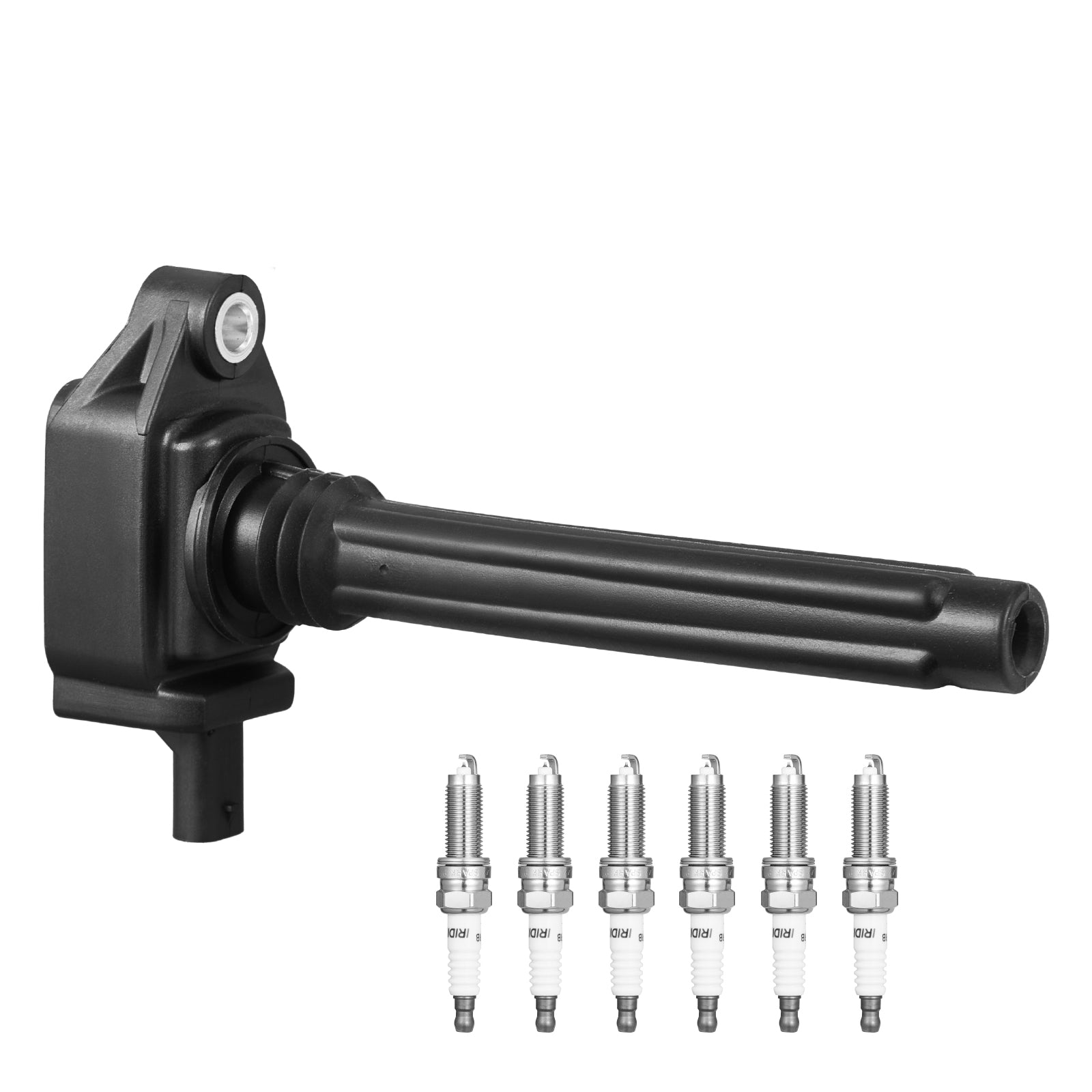 Ignition Coil Pack and Spark Plugs 6 Pcs Compatible with Dodge Jeep Ram Chrysler