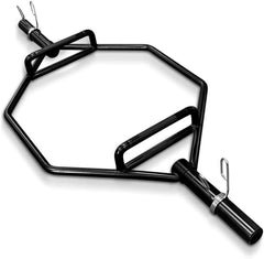 Olympic Hex Bar, Trap Bar 56" Chrome Finish Hex Weight Lifting Bar Deadlift Bar with Two-Handle, for Squats, Deadlifts, Shrugs Power Pulls, 1000Lbs Weight Capacity