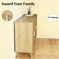 Rattan Storage Cabinet,Hall Sideboard Cabinet,Buffet Cabinet,Coffee Bar Cabinet