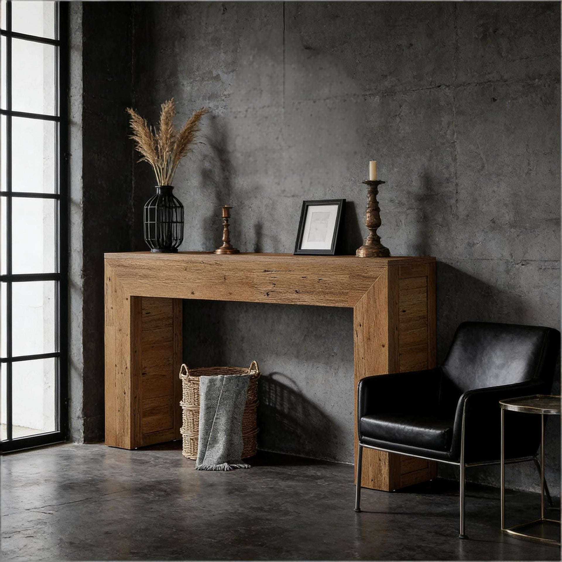 Practical Entry Table,Rustic Console Table,Sofa Table