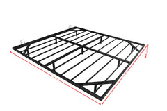King Size Floating Bed Frames with LED Lights, Metal Platform Bed , Solid and Stable, Noise Free, No Box Spring Needed, Easy Assembly (King)