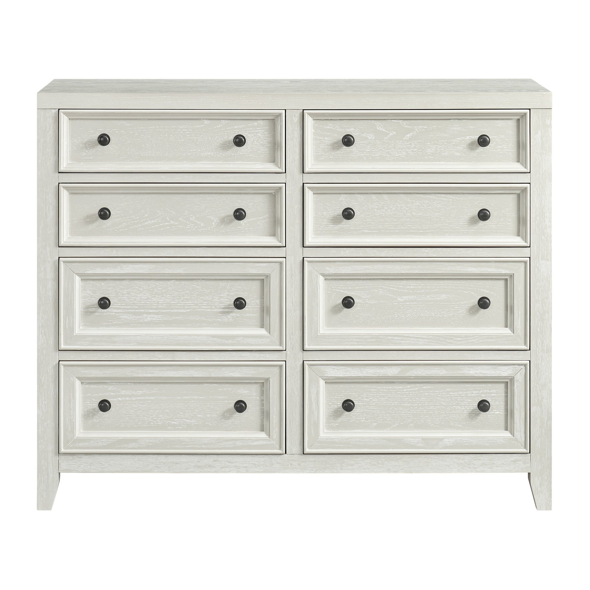 Gypsum Whitewash 8-Drawer Dresser