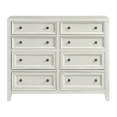 Gypsum Whitewash 8-Drawer Dresser