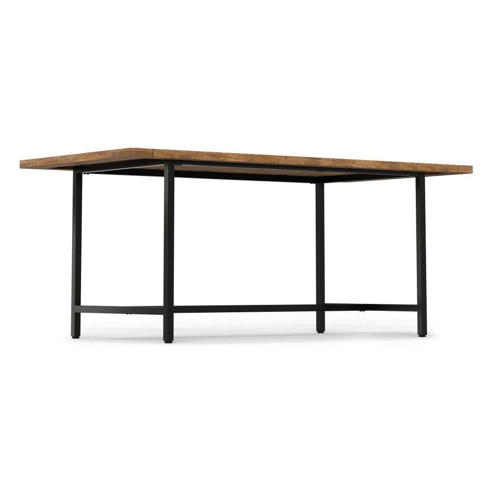 Campbell Dining Table in Burnt Wax