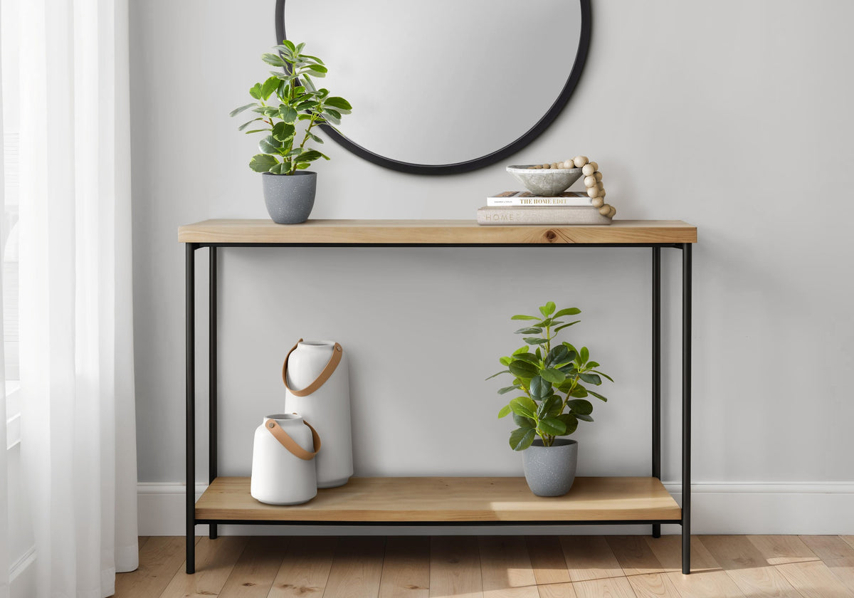 Artificial Plant, 14" Tall, Ficus, Indoor, Faux, Fake, Table, Greenery, Potted, Set Of 2, Decorative, Green Leaves, Grey Pots