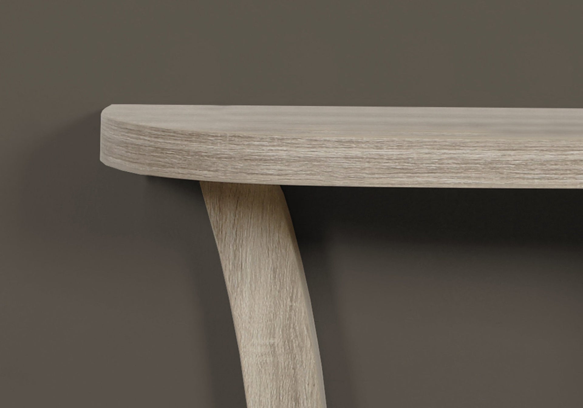 Accent Table, Console, Entryway, Narrow, Sofa, Living Room, Bedroom, Brown Laminate, Contemporary, Modern