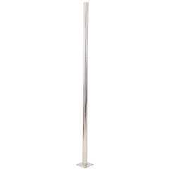 8FT Heavy Duty Stainless Steel Canopy Pole With Base Plate,Suitable for Garden,Yard,Patio,Playground