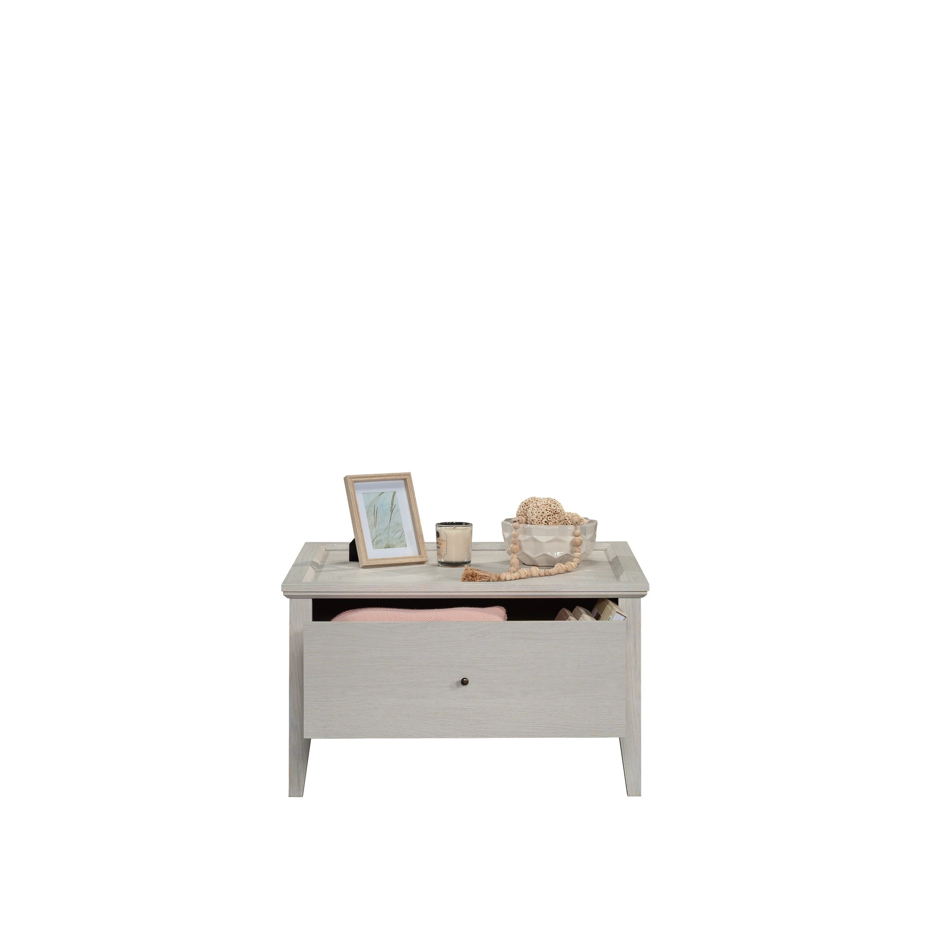 Coffee Table with Elegant Design, Light Gray finish