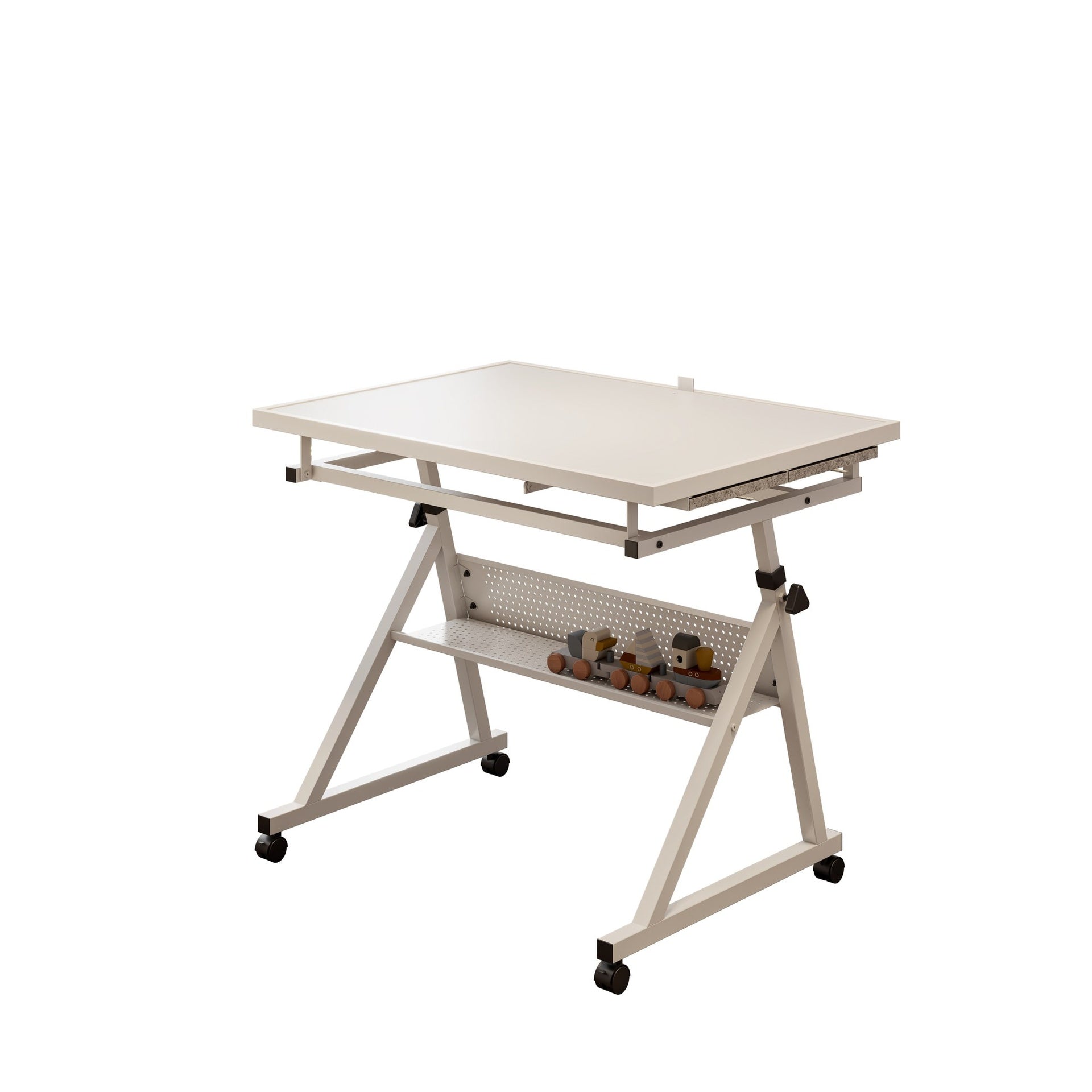 1500 pieces Jigsaw Puzzle metal Table board for adults gift with 4 trays(white)