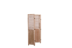 55.2'' W x 65'' H 4 - Panel Solid Wood Folding Room Divider, Natural