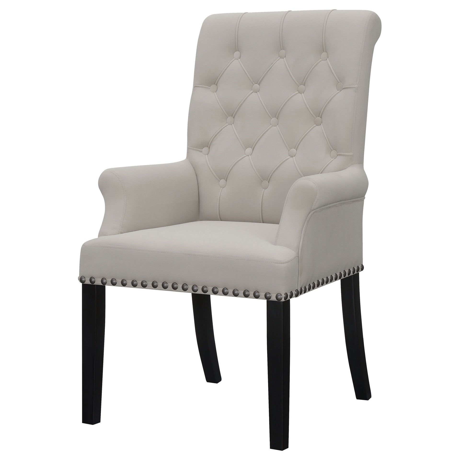 Norwich Sand Upholstered Dining Arm Chair