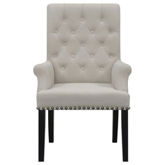 Norwich Sand Upholstered Dining Arm Chair