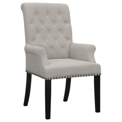 Norwich Sand Upholstered Dining Arm Chair