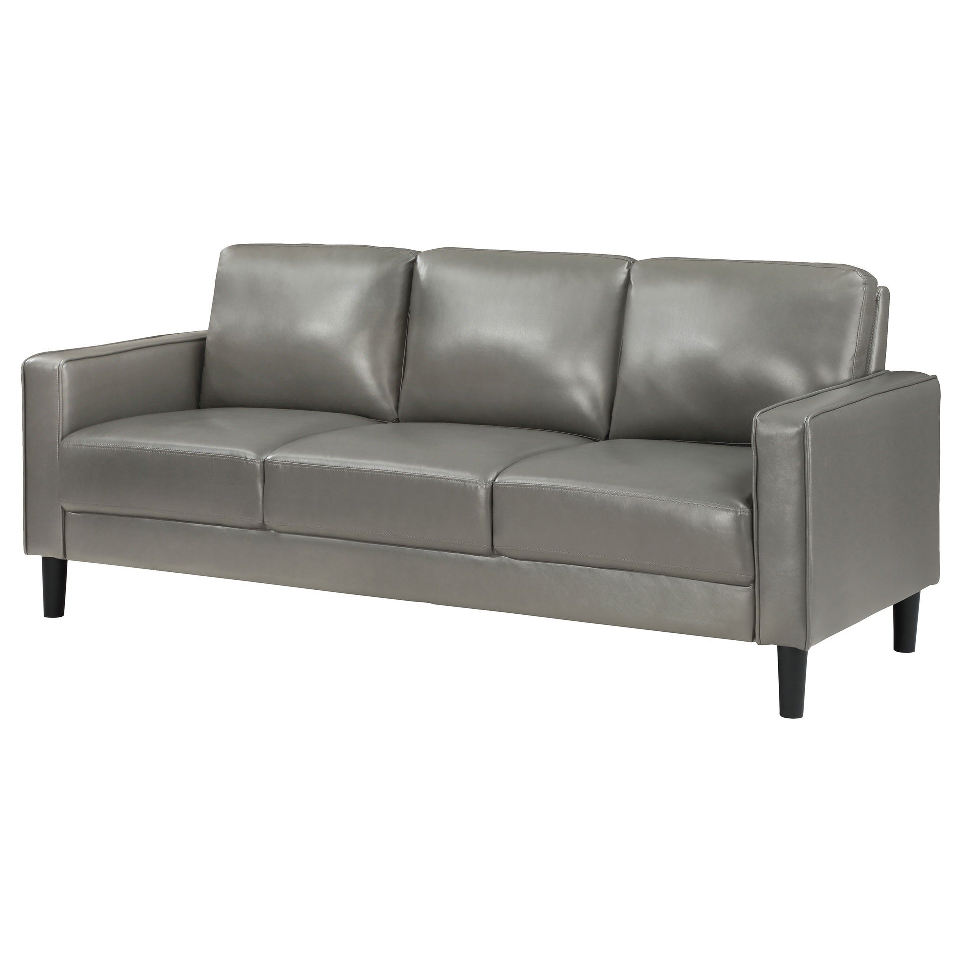 Farallone Grey Track Arm Sofa