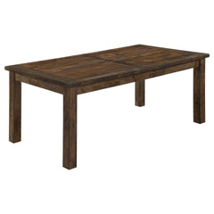 Mina Rustic Golden Brown 9-piece Dining Table Set