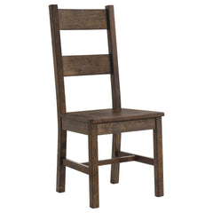 Mina Rustic Golden Brown 5-piece Dining Table Set