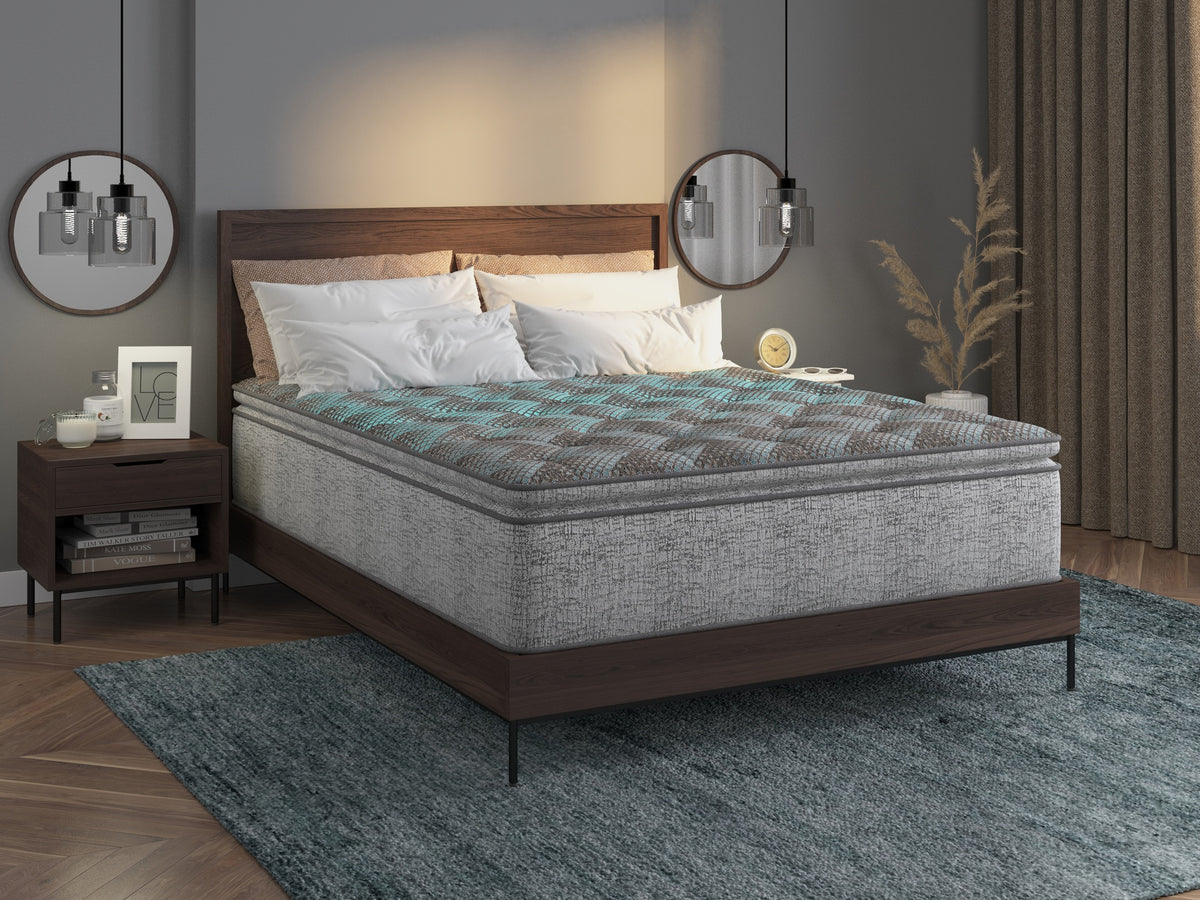 Restonic Comfort Care 10" Hybrid, Euro Top,  Individual Pocketed Coil Mattress , Plush Comfort, Full