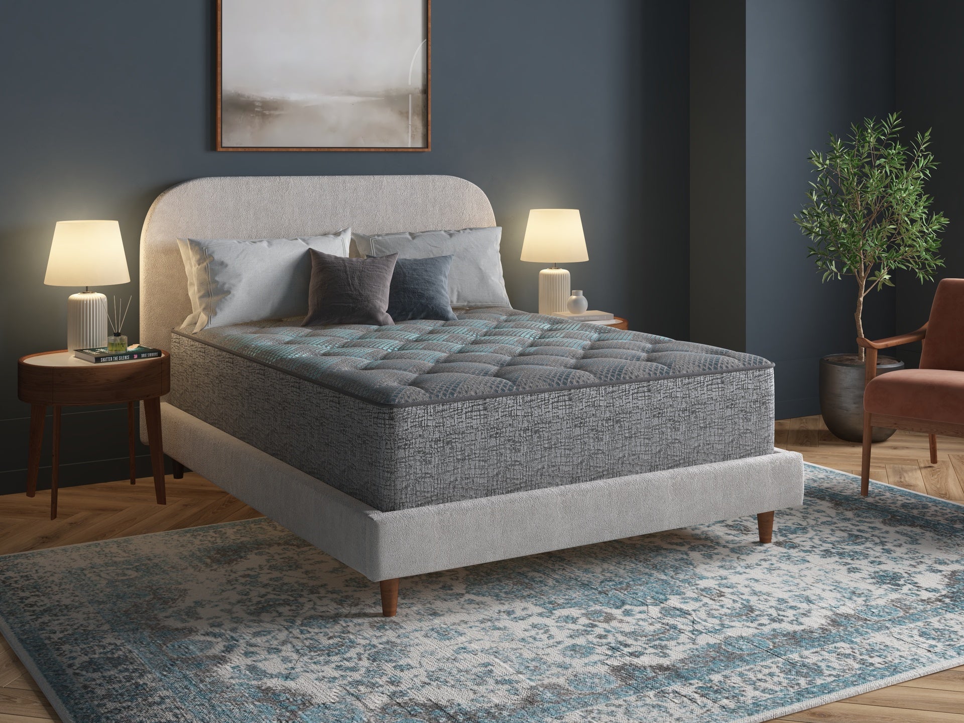 Restonic Comfort Care 11" Hybrid Mattress, Individual Pocketed Coil Mattress , Medium Comfort, Twin Extra Long