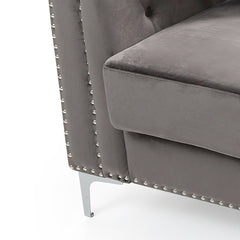 Elegant Contemporary Dark Gray Sofa