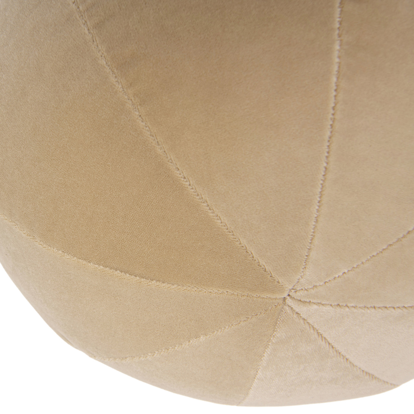 Luna 12" Round Sphere Accent Ball Throw Pillow, Fawn Brown Performance Velvet