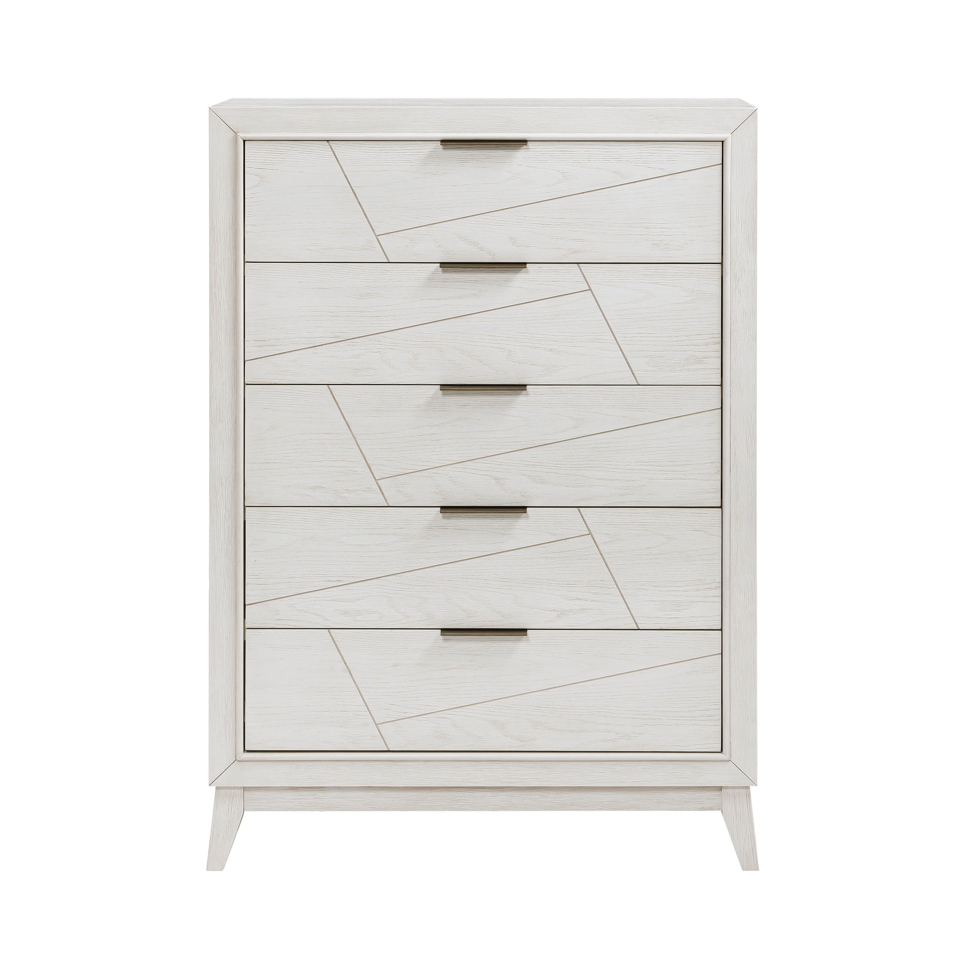 Antique White Finish Storage Drawers Chest Modern Bedroom Furniture 1pc