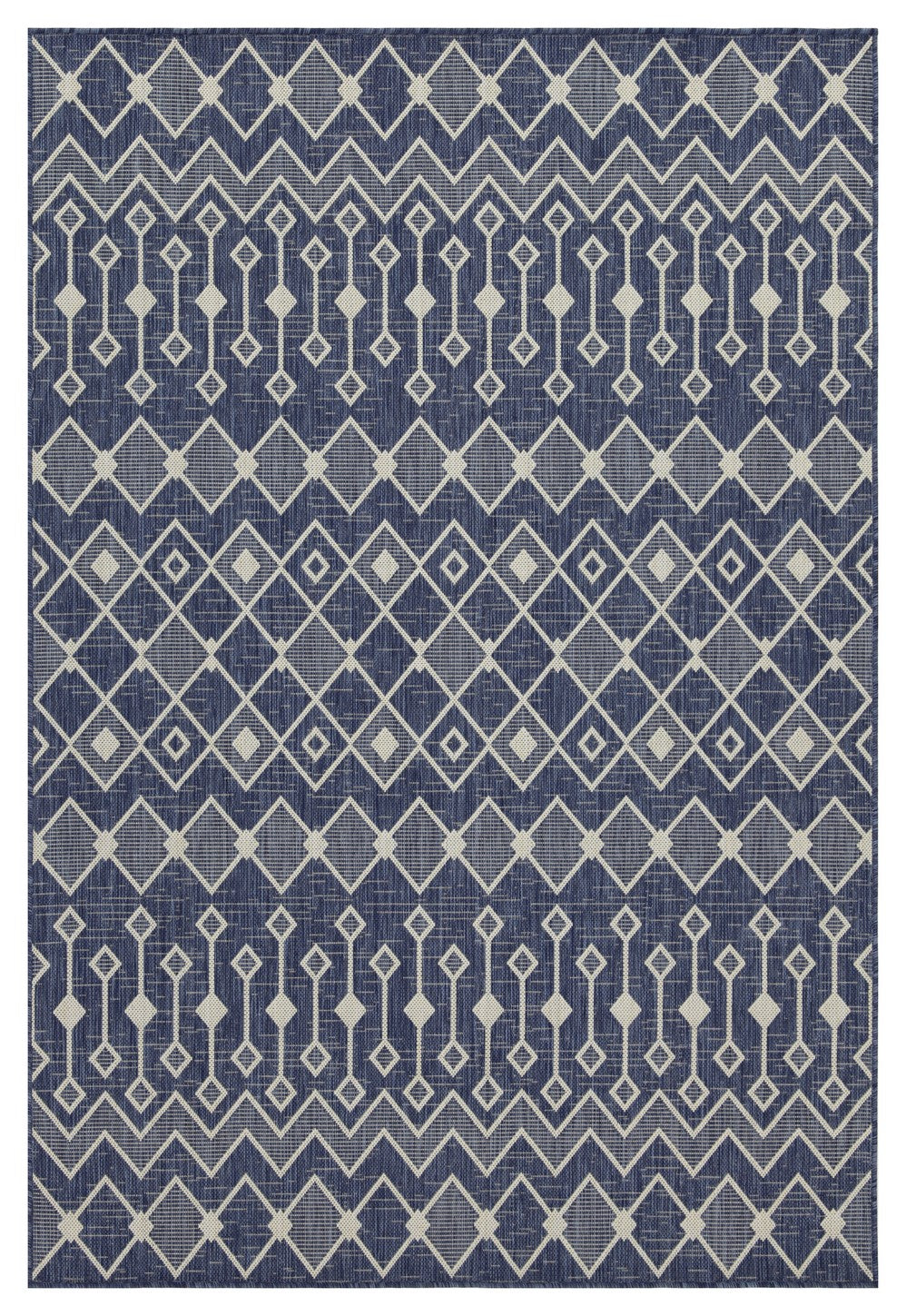 Sunshine GC_HAR2019 Blue 2 ft. 7 in. x 7 ft. 3 in. Indoor/Outdoor Area Rug