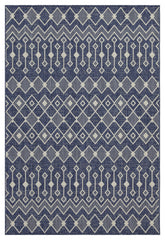 Sunshine GC_HAR2019 Blue 2 ft. 7 in. x 7 ft. 3 in. Indoor/Outdoor Area Rug