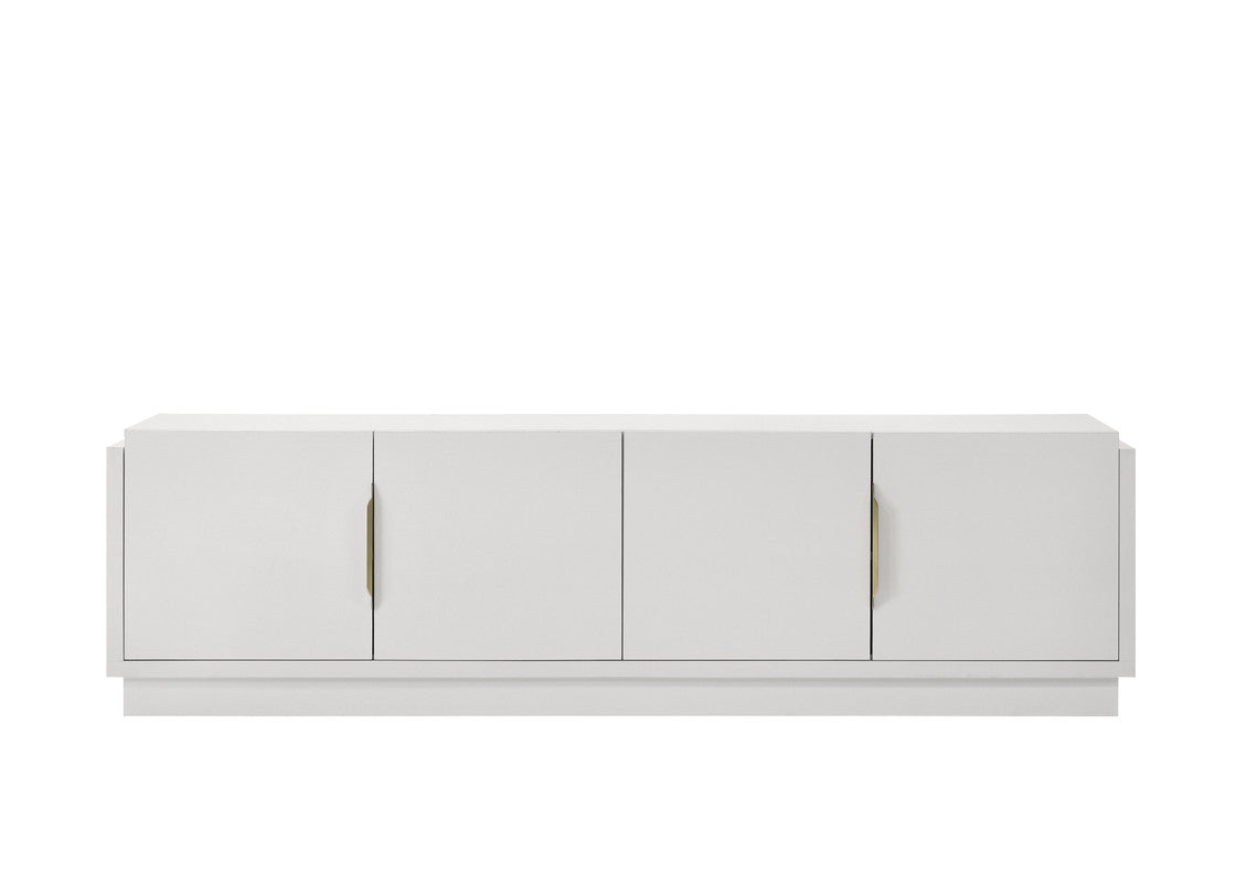 Palmer 70"W White 4-Door TV Stand
