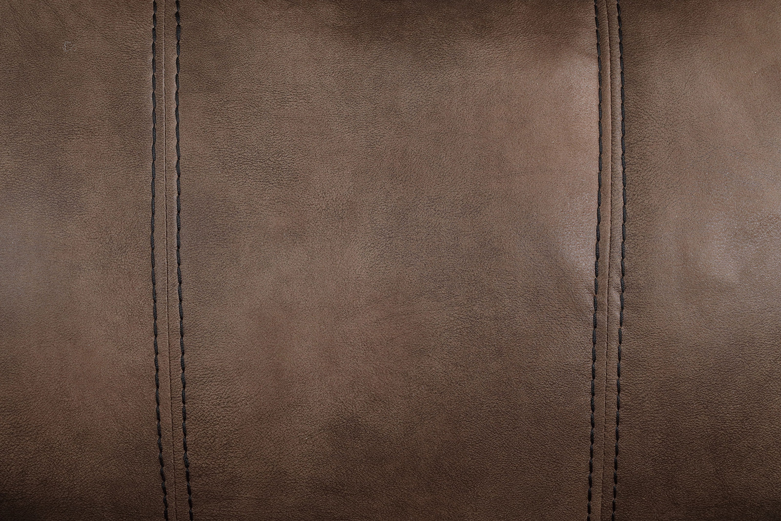 Transitional Style Contrast Welt Glider Recliner Pillow Top Arms Brown Finish Primary Living Room