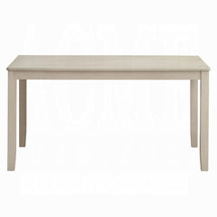 Antique Gray Finish Beautiful Dining Table 1pc Wooden Furniture, Contemporary Formal