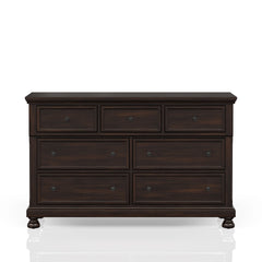 Seven Drawer Dresser Dark Cherry