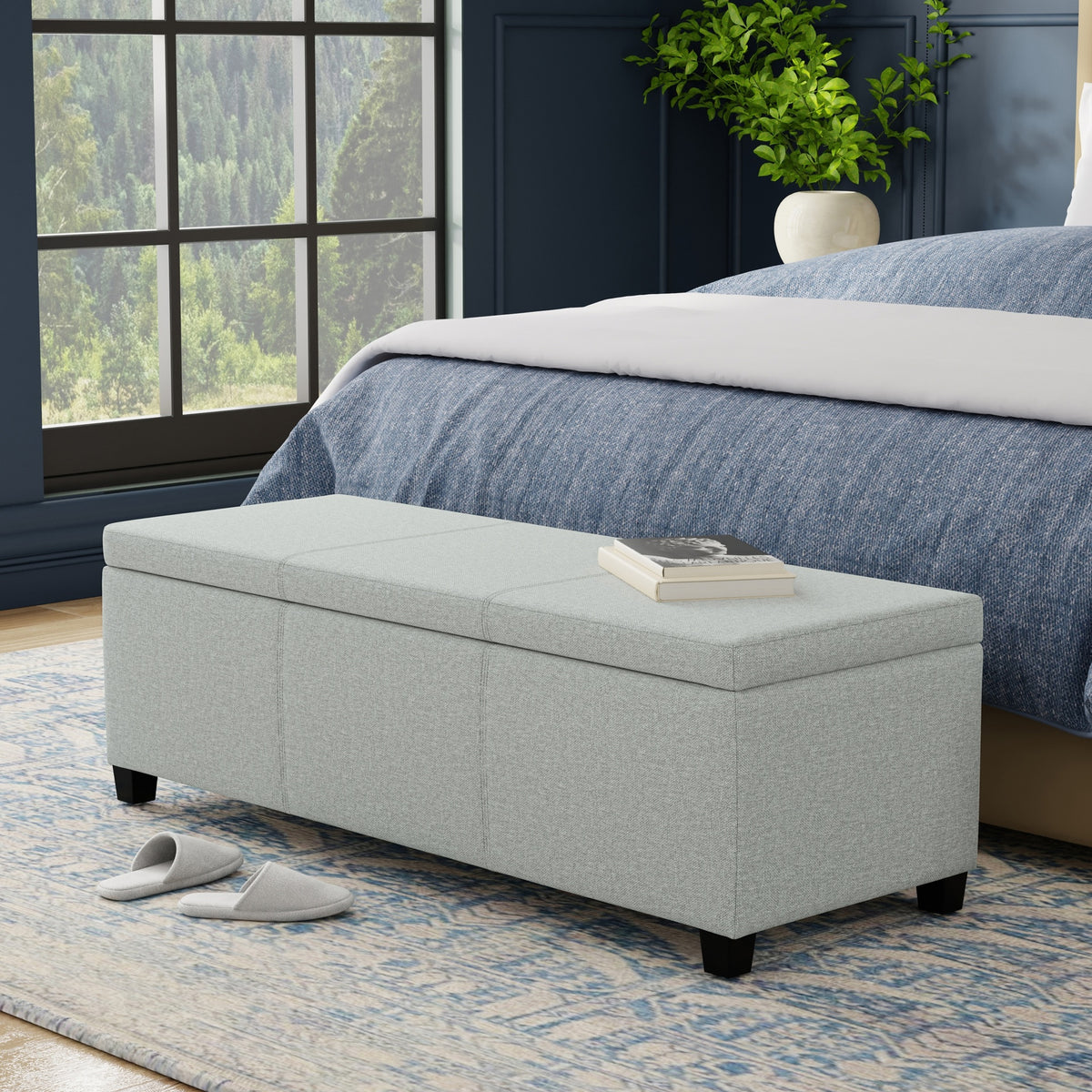 Avalon Storage Ottoman Bench