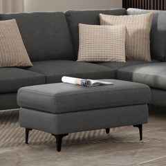 Ava Mid Century Ottoman