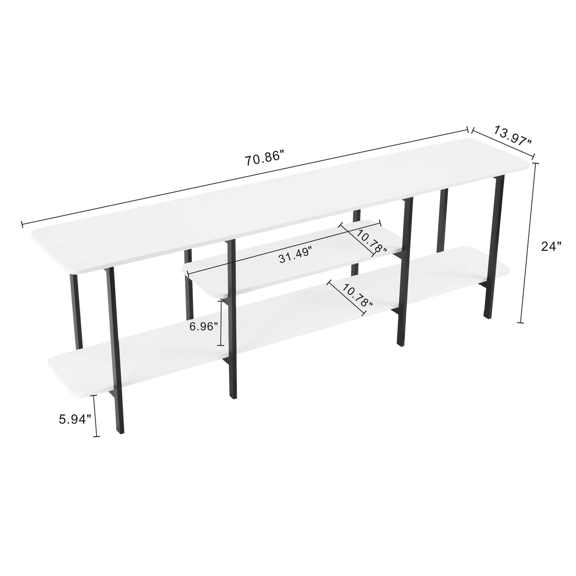 Console Table in White