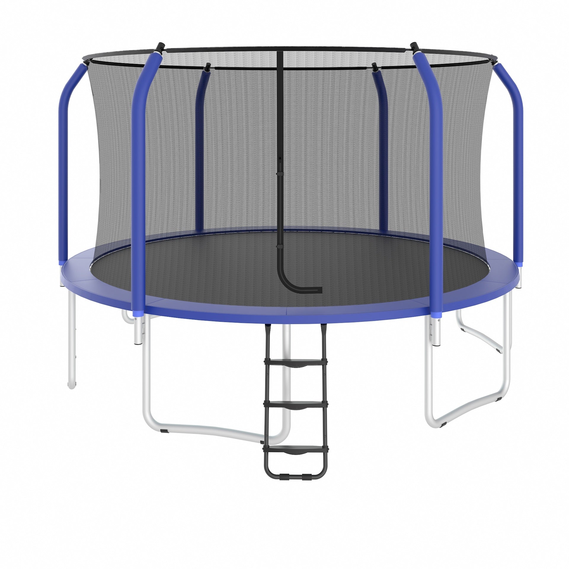 UB 13FT trampoline inner safetynet with powder coating-Blue--Pumpkin-A+B