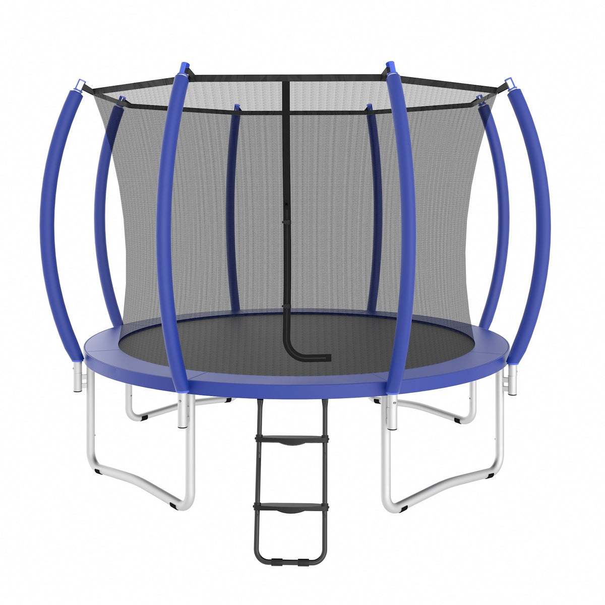 UB 10FT trampoline inner safetynet with powder coating--Pumpkin-Blue