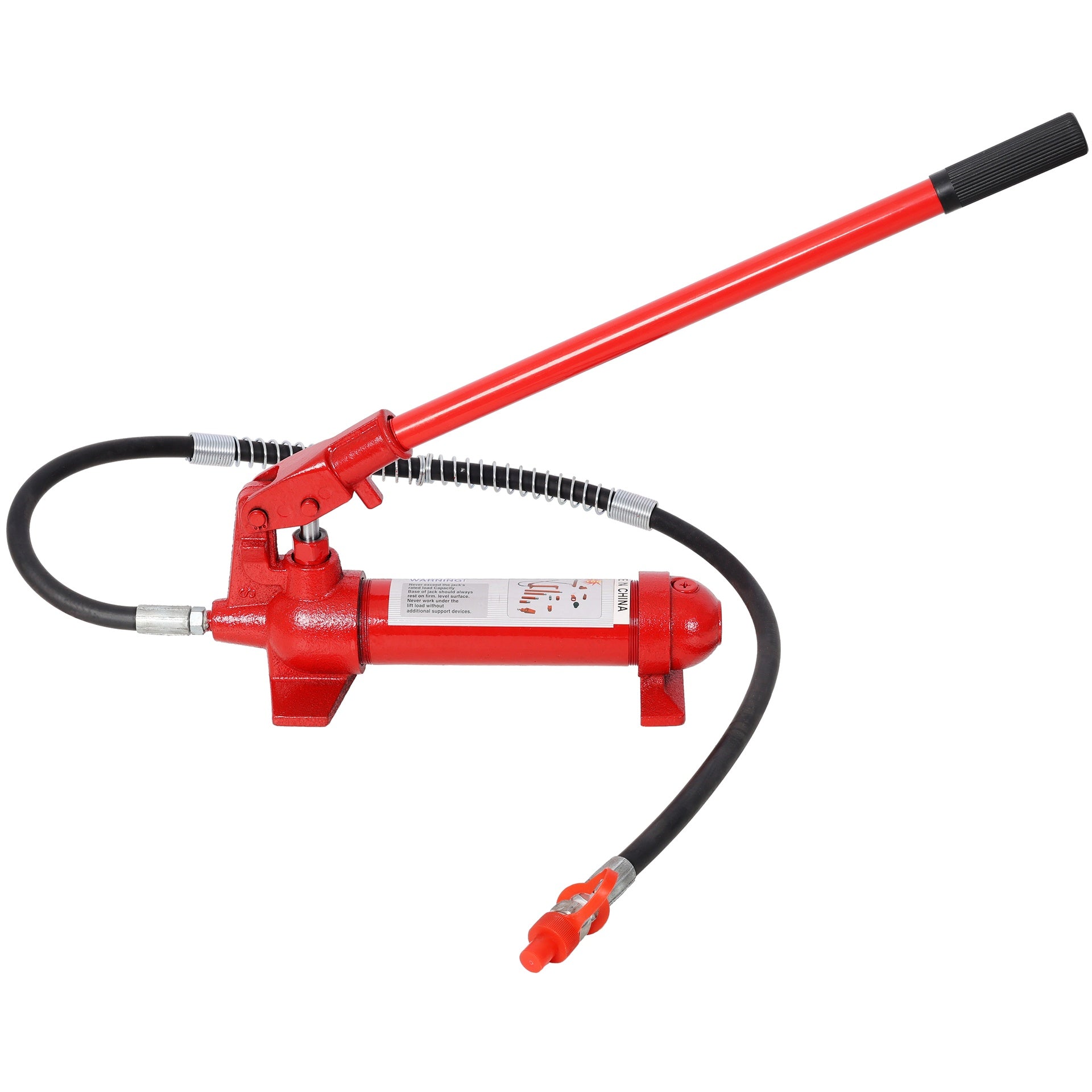 4 Ton Porta Power Kit, Portable Hydraulic Jack with Oil Hose, Auto Body Frame Repair Kit with Storage Case for Car Repair, Truck, Farm