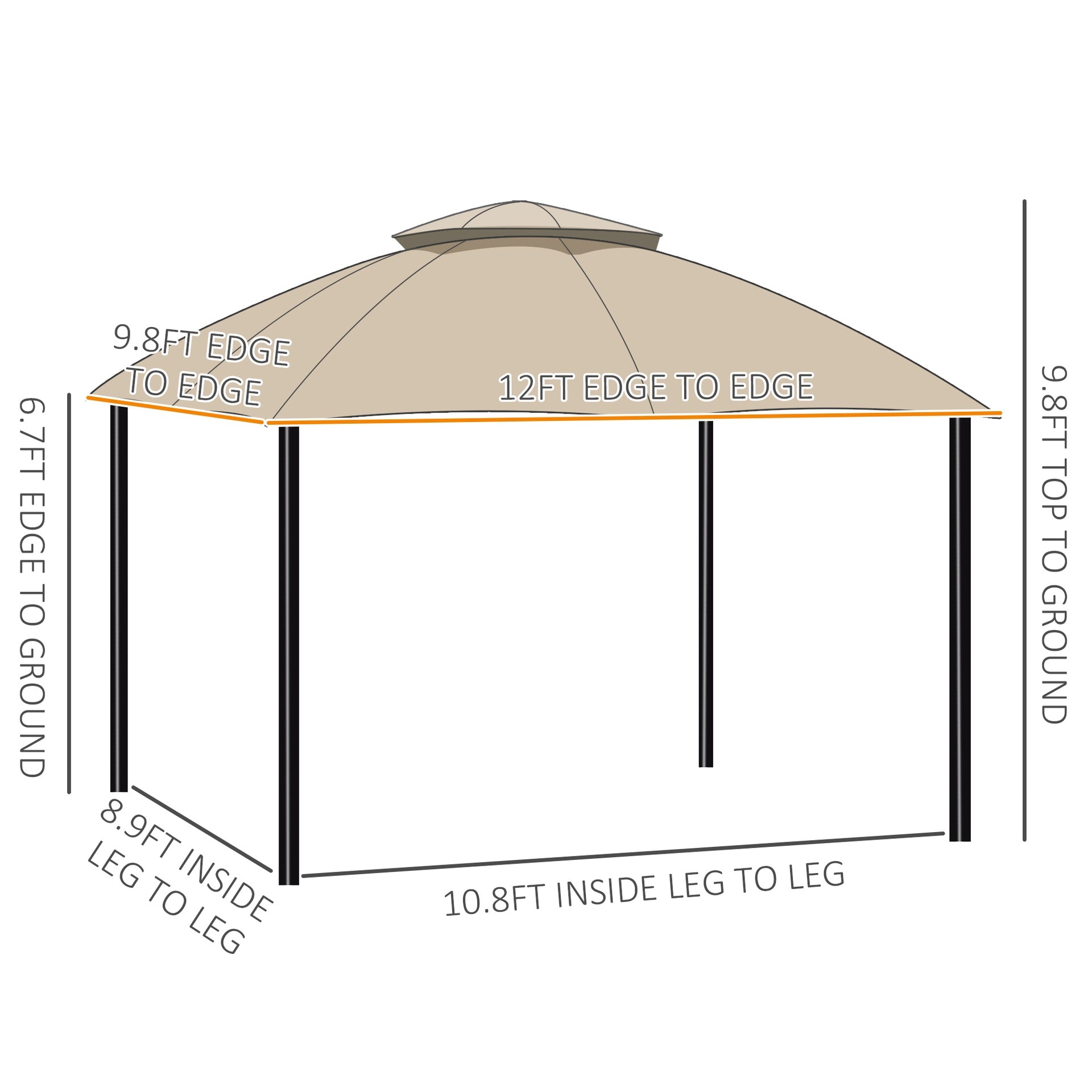 Gazebo Outdoor Gazebo, Patio Gazebo Canopy Shelter