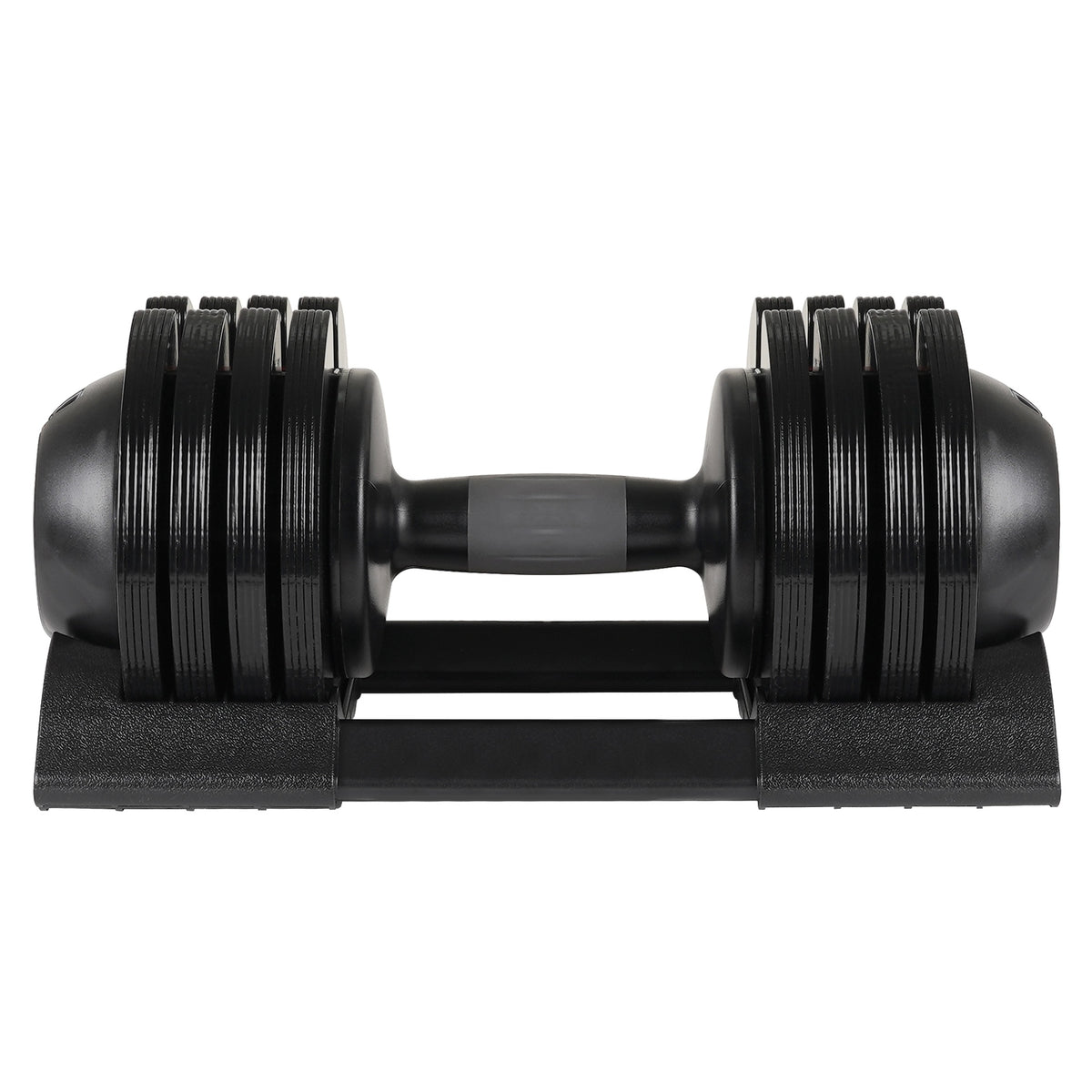52LBS  Adjustable dumbbell steel and plastic(Rubber coated dumbbell)