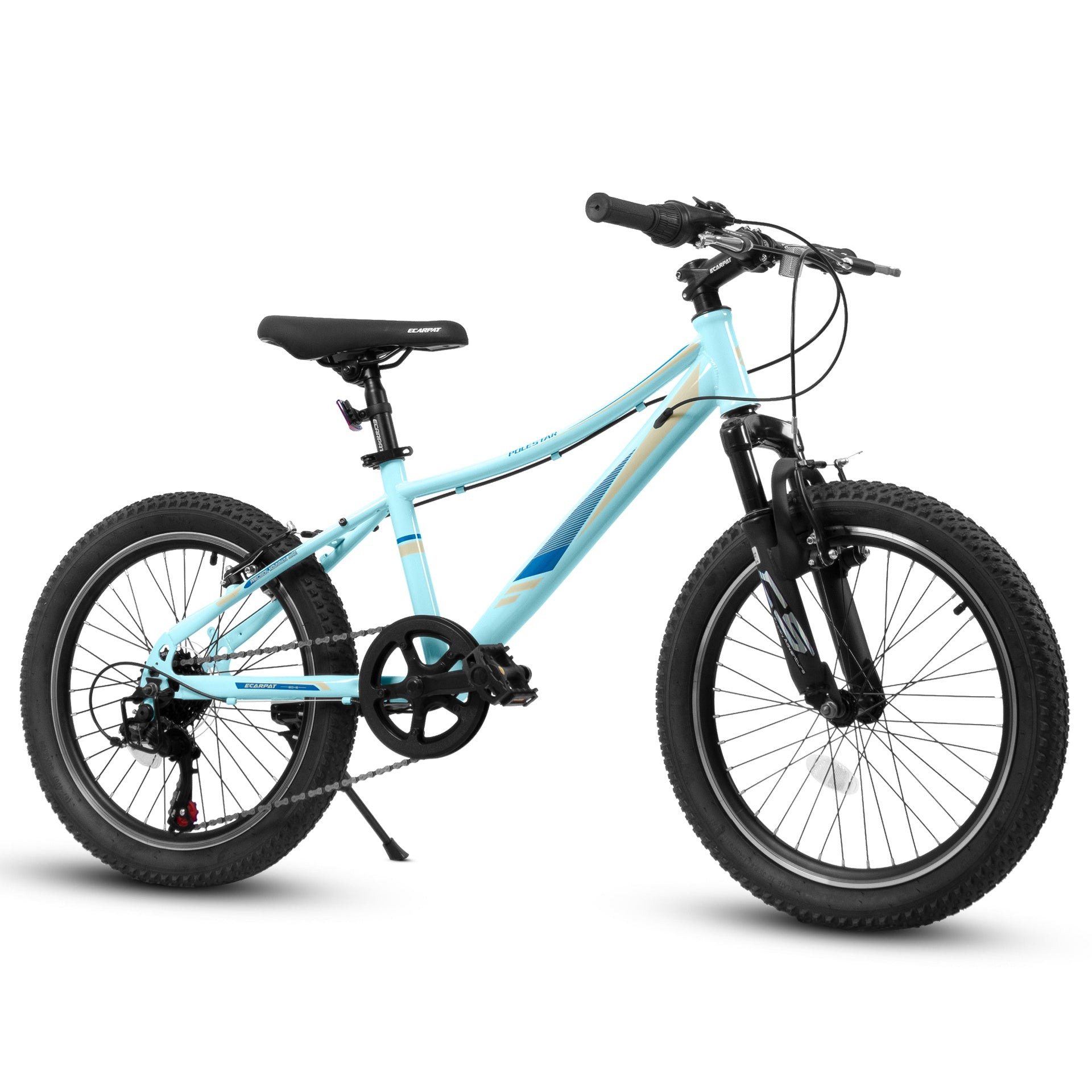A20261 20 inch Children's Bicycle, Shock Absorbing Front Fork, 7 - Speed, V - brakes, Mountain Tire, Boys and Girls Kids Bike for Outdoor Adventure