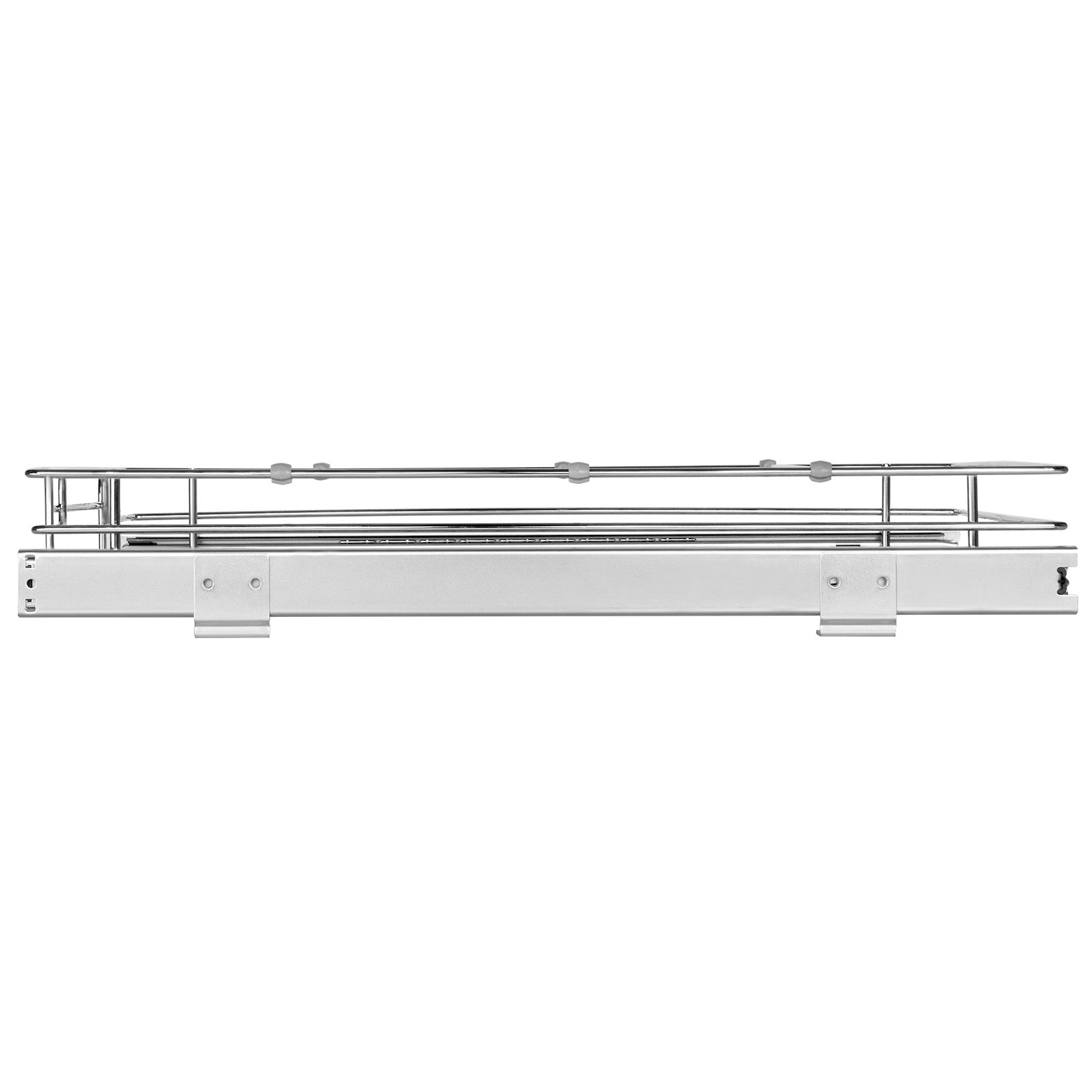 15.5"Wx21"Dx3.5"H Pull Out Cabinet Organizer, Heavy Duty Slide Out Pantry Shelves, Steel Roll Out Drawers, Sliding Drawer Storage for Home Under Sink, 17"Wx22"Dx7"H Install Size for Cabinet