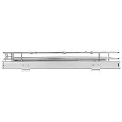 15.5"Wx21"Dx3.5"H Pull Out Cabinet Organizer, Heavy Duty Slide Out Pantry Shelves, Steel Roll Out Drawers, Sliding Drawer Storage for Home Under Sink, 17"Wx22"Dx7"H Install Size for Cabinet