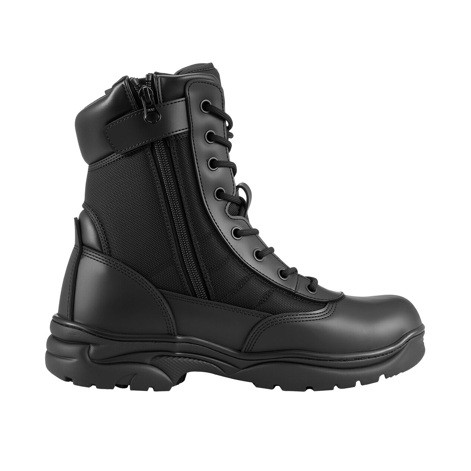 Men's Military Tactical Boots 8 Inch Breathable Side Zipper US Size 10