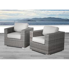 Comfortable Patio Chair with Cushions - Fully Assembled