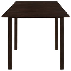 Cappuccino Dining Table with Drop Extension Leaf