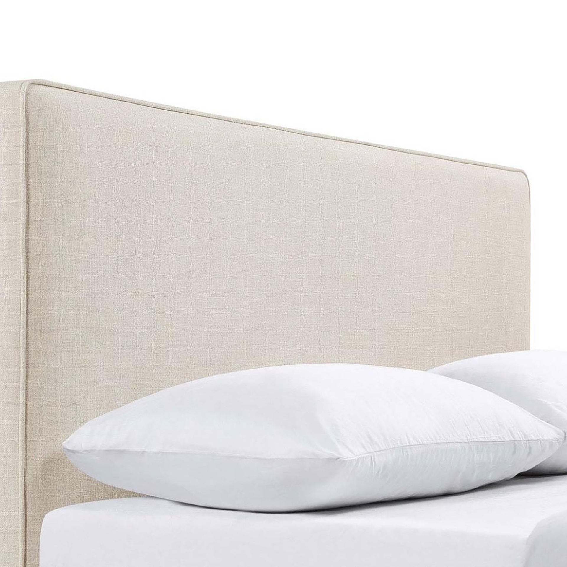 Sand Headboard with Self-welt Details