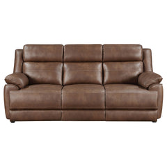 Worthington Dark Brown Padded Arm Sofa