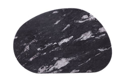 1pc Oval Coffee Table Sintered Stone Top Gold Legs Soft Corner Edges Black Gray And Matte Gold Finish Primary Living Room